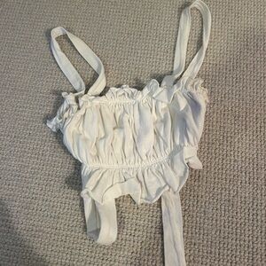 Urban outfitters white crop top